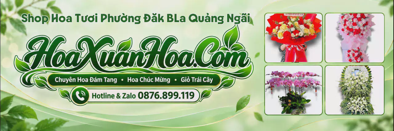 Ảnh bìa Shop Hoa Tươi Tại Phường Đăk BLa Quảng Ngãi - Shop Hoa Tươi Đặt Trực Tuyến