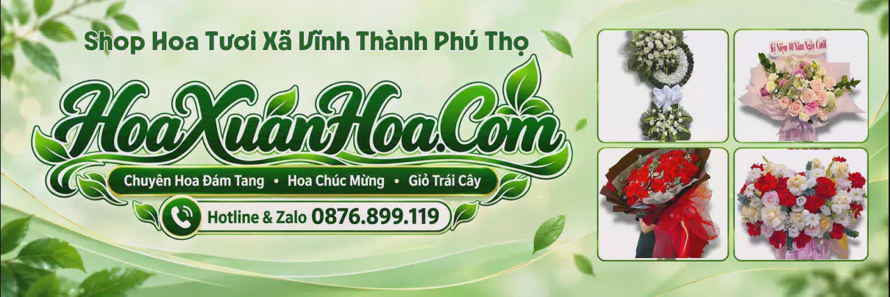 Ảnh bìa Shop Hoa Tươi Tại Xã Vĩnh Thành Phú Thọ - Dịch Vụ Hoa Tươi Tận Nơi