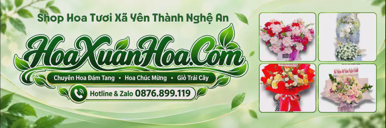 Ảnh bìa Tiệm Hoa Tươi Tại Xã Yên Thành Nghệ An - Nhận Đặt Hoa Online