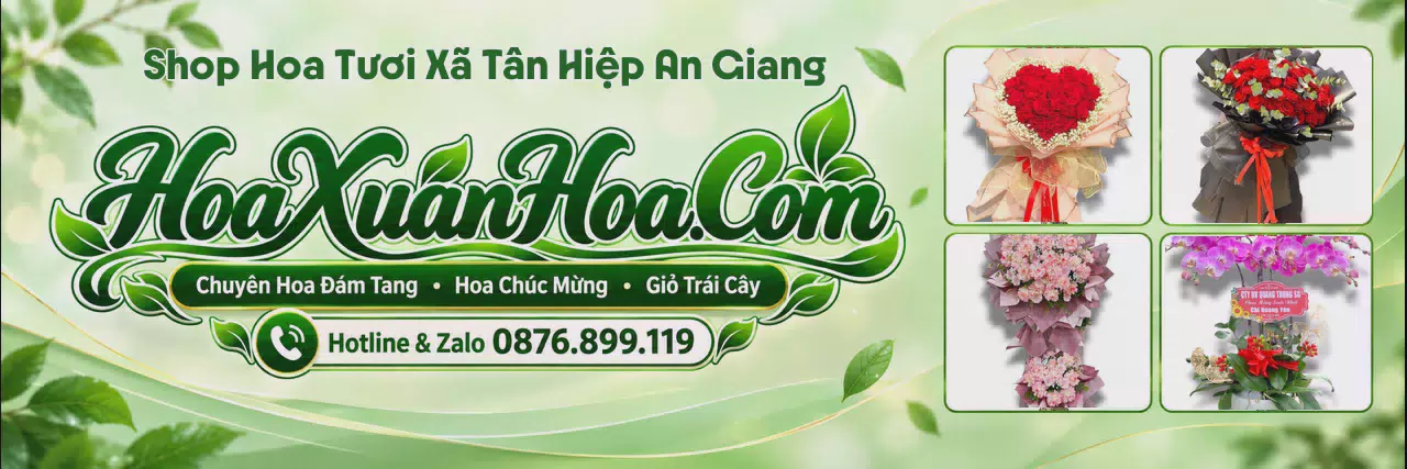 Ảnh bìa Cửa Hàng Hoa Tươi Tại Xã Tân Hiệp An Giang - Shop Hoa Online Uy Tín