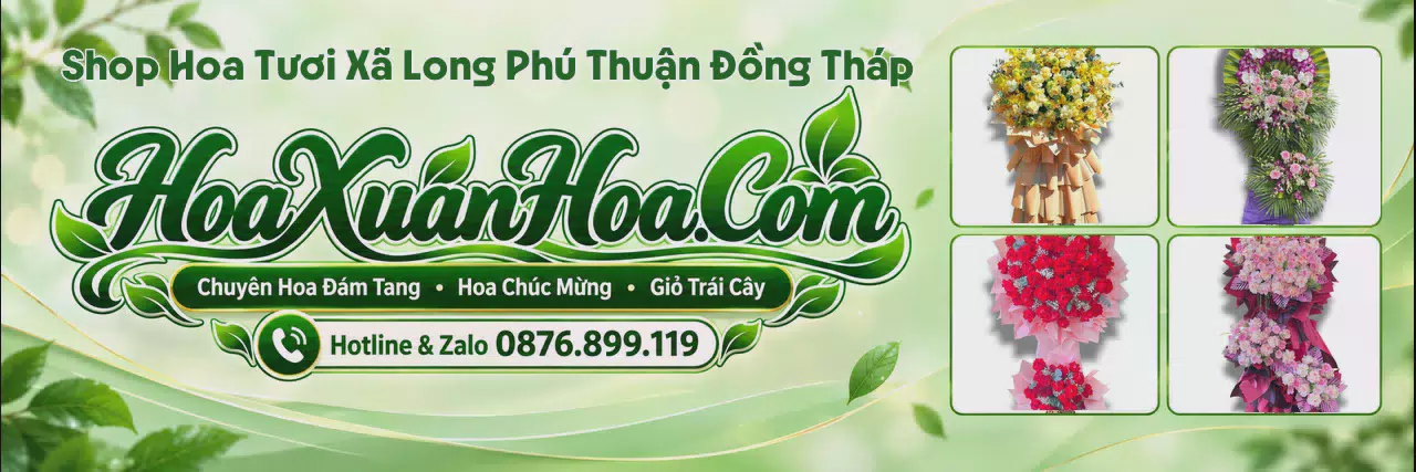 Ảnh bìa Shop Hoa Tươi Tại Xã Long Phú Thuận Đồng Tháp - Shop Hoa Giao Nhanh Trong Ngày