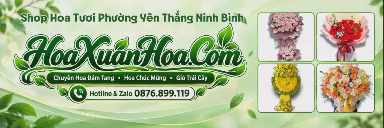 Ảnh bìa Cửa Hàng Hoa Tươi Tại Phường Yên Thắng Ninh Bình - Đặt Hoa Online Tiện Lợi