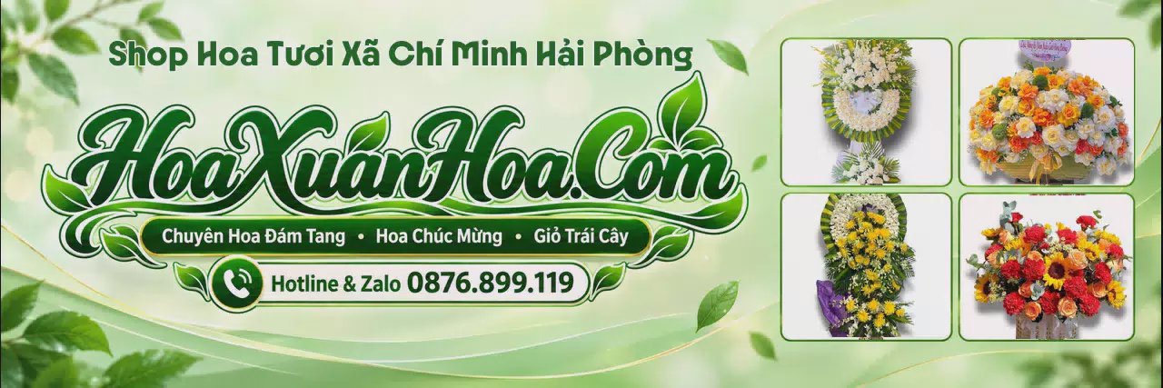 Ảnh bìa Shop Hoa Tươi Tại Xã Chí Minh Hải Phòng - Giao Hoa Nhanh Trong 2 Giờ