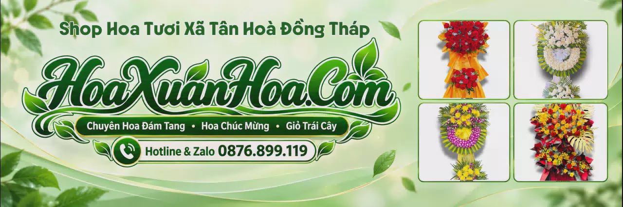 Ảnh bìa Shop Hoa Tươi Tại Xã Tân Hoà Đồng Tháp - Tiệm Hoa Tươi Giao Tận Nhà