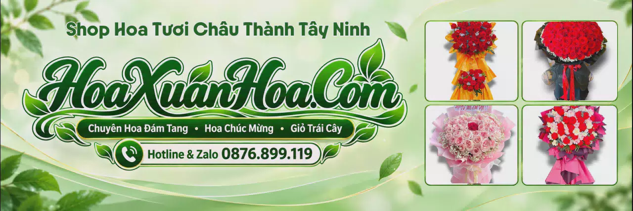 Ảnh bìa Shop Hoa Tươi Tại Châu Thành Tây Ninh - Shop Hoa Tươi Đặt Trực Tuyến