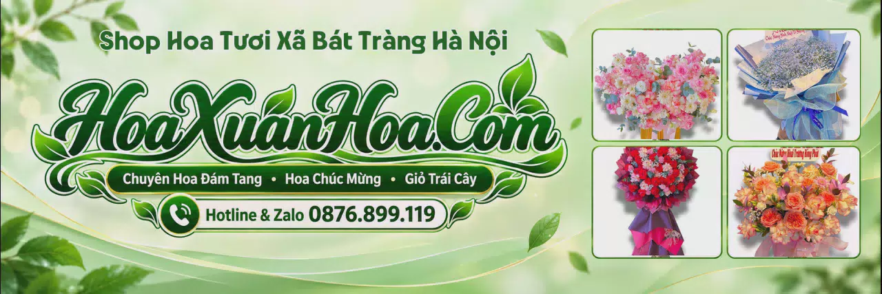 Ảnh bìa Tiệm Hoa Tươi Tại Xã Bát Tràng Hà Nội - Dịch Vụ Giao Hoa Tận Nơi
