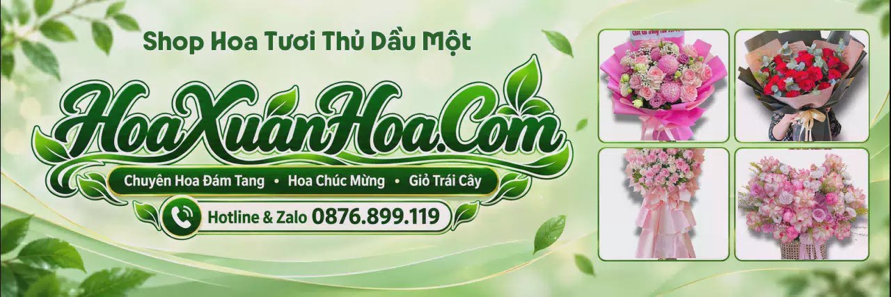 Ảnh bìa Shop Bán Hoa Tươi Tại Thủ Dầu Một - Dịch Vụ Giao Hoa Tận Nơi