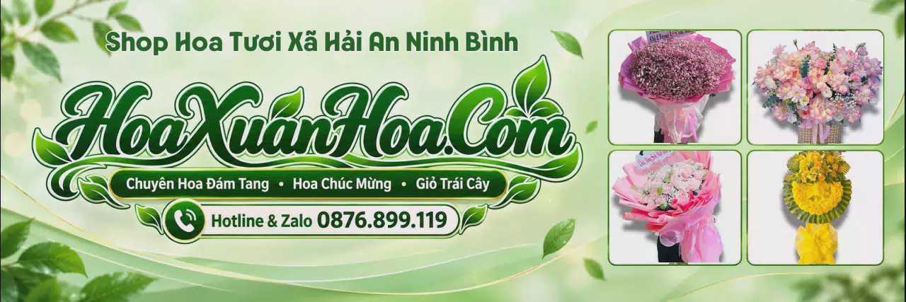 Ảnh bìa Cửa Hàng Hoa Tươi Tại Xã Hải An Ninh Bình - Giao Hoa Nhanh Chóng