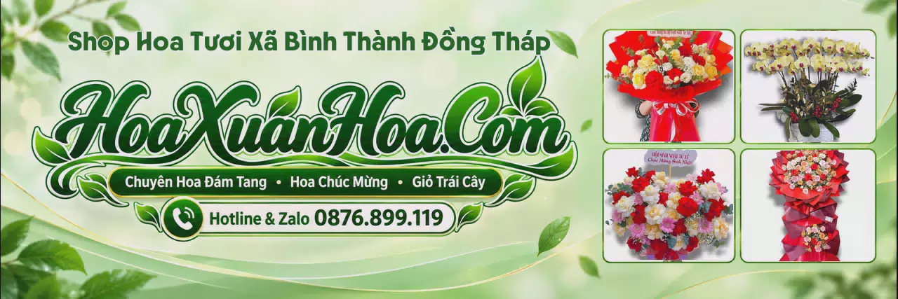 Ảnh bìa Shop Hoa Tươi Tại Xã Bình Thành Đồng Tháp - Shop Hoa Online Uy Tín