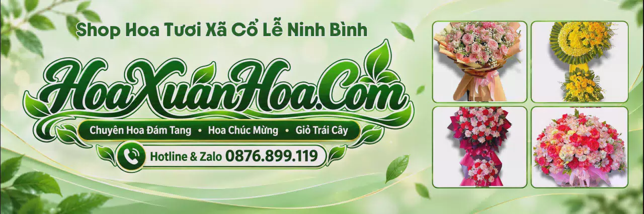 Ảnh bìa Cửa Hàng Bán Hoa Tươi Tại Xã Cổ Lễ Ninh Bình - Tiệm Hoa Giao Hoa Tận Nhà
