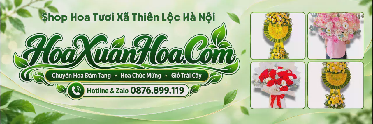 Ảnh bìa Tiệm Hoa Tươi Tại Xã Thiên Lộc Hà Nội - Đặt Hoa Tươi Trực Tuyến
