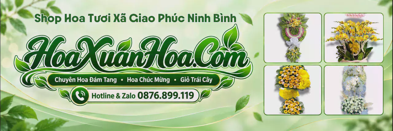 Ảnh bìa Cửa Hàng Bán Hoa Tươi Tại Xã Giao Phúc Ninh Bình - Đặt Hoa Online Giao Nhanh
