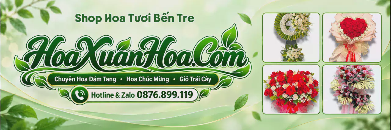 Ảnh bìa Tiệm Hoa Tươi Tại Bến Tre - Giao Hoa Tận Địa Chỉ