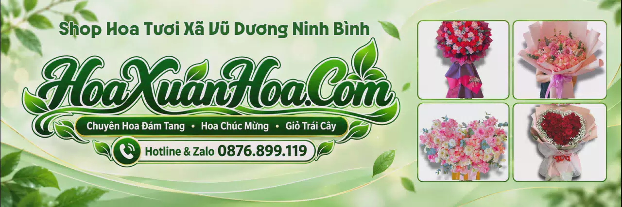 Ảnh bìa Shop Bán Hoa Tươi Tại Xã Vũ Dương Ninh Bình - Đặt Hoa Online Tiện Lợi