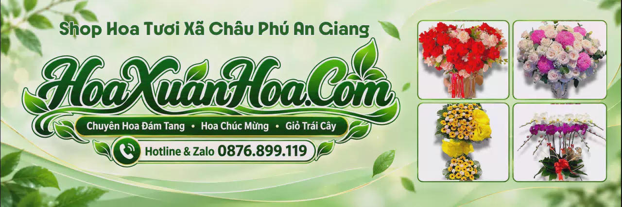 Ảnh bìa Shop Hoa Tươi Tại Xã Châu Phú An Giang - Shop Hoa Giao Nhanh Trong Ngày
