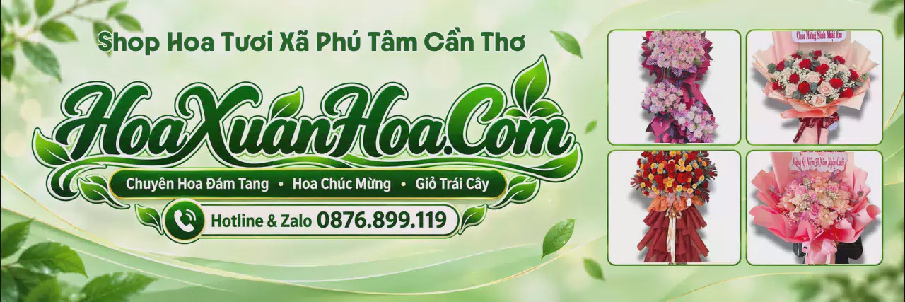 Ảnh bìa Tiệm Hoa Tươi Tại Xã Phú Tâm Cần Thơ - Dịch Vụ Giao Hoa Tận Nơi