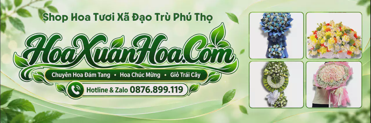Ảnh bìa Cửa Hàng Hoa Tươi Tại Xã Đạo Trù Phú Thọ - Dịch Vụ Giao Hoa Tận Nơi