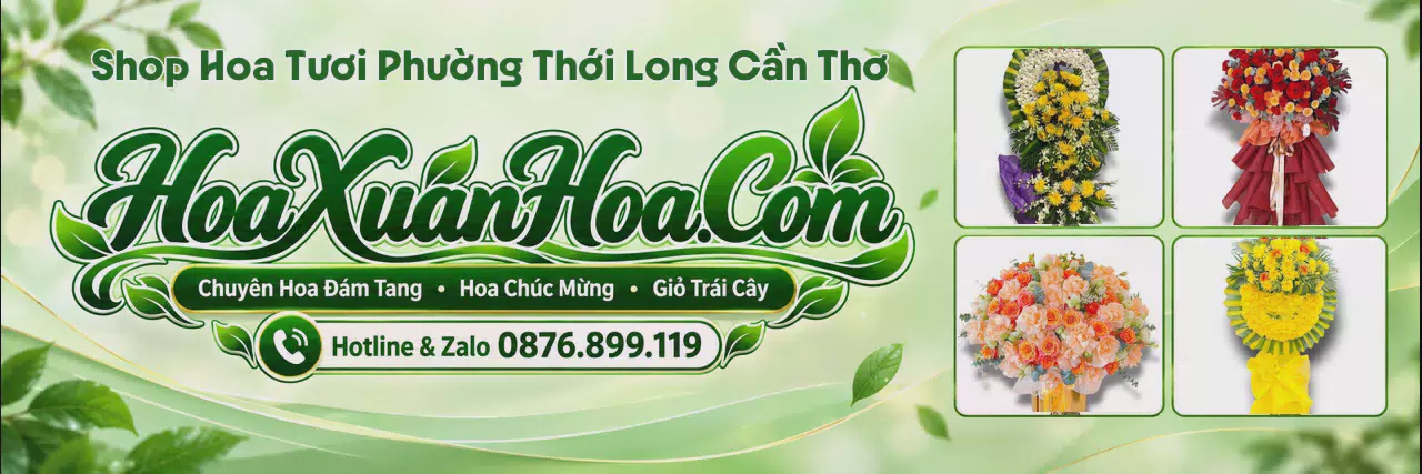 Ảnh bìa Shop Hoa Tươi Tại Phường Thới Long Cần Thơ - Dịch Vụ Đặt Hoa Trực Tuyến