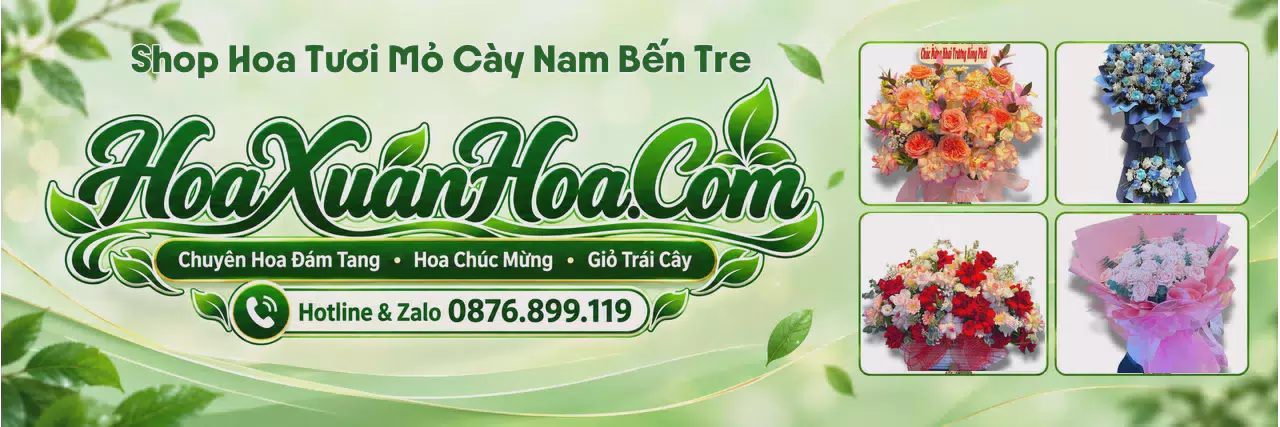 Ảnh bìa Tiệm Hoa Tươi Tại Mỏ Cày Nam Bến Tre - Giao Hoa Tận Địa Chỉ