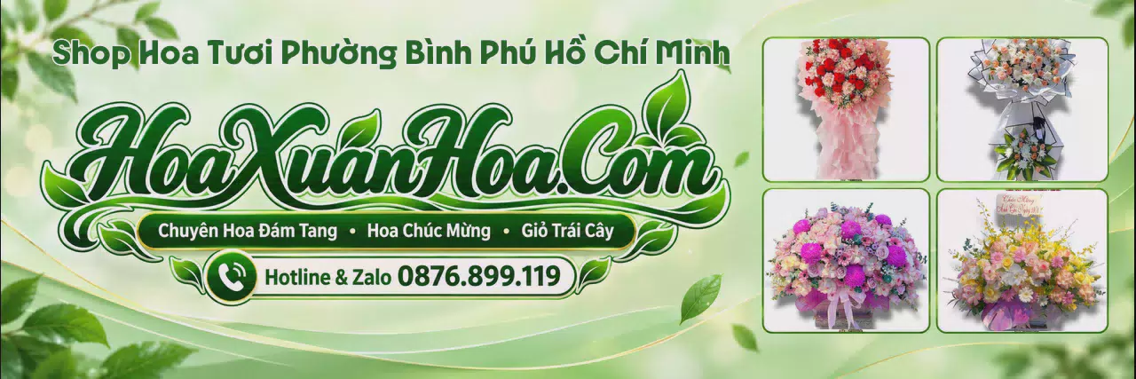 Ảnh bìa Shop Bán Hoa Tươi Tại Phường Bình Phú Hồ Chí Minh - Dịch Vụ Hoa Tươi Tận Nơi