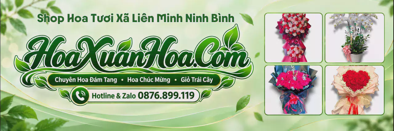 Ảnh bìa Tiệm Hoa Tươi Tại Xã Liên Minh Ninh Bình - Dịch Vụ Hoa Tươi Giao Nhanh