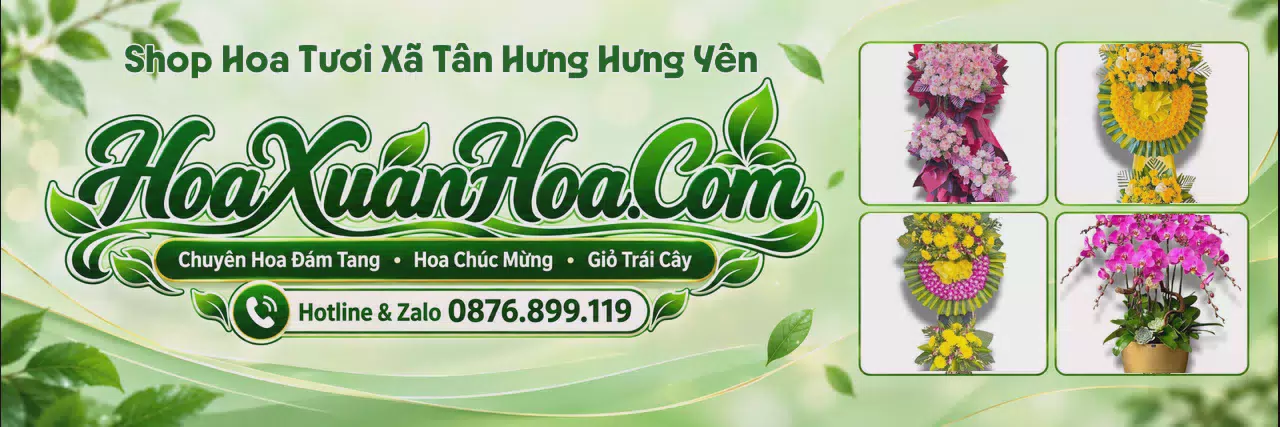 Ảnh bìa Cửa Hàng Bán Hoa Tươi Tại Xã Tân Hưng Hưng Yên - Shop Hoa Tươi Đặt Trực Tuyến