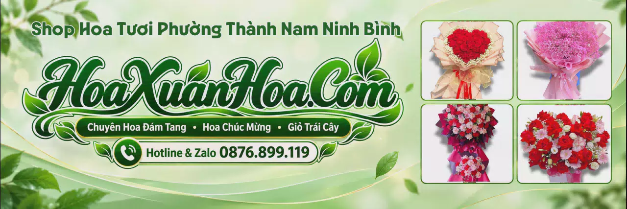 Ảnh bìa Cửa Hàng Bán Hoa Tươi Tại Phường Thành Nam Ninh Bình - Đặt Hoa Online Giao Tận Nhà