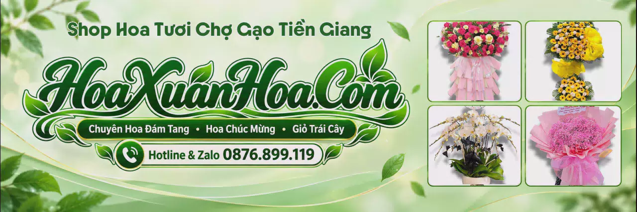 Ảnh bìa Tiệm Hoa Tươi Tại Chợ Gạo Tiền Giang - Shop Hoa Tươi Đặt Trực Tuyến