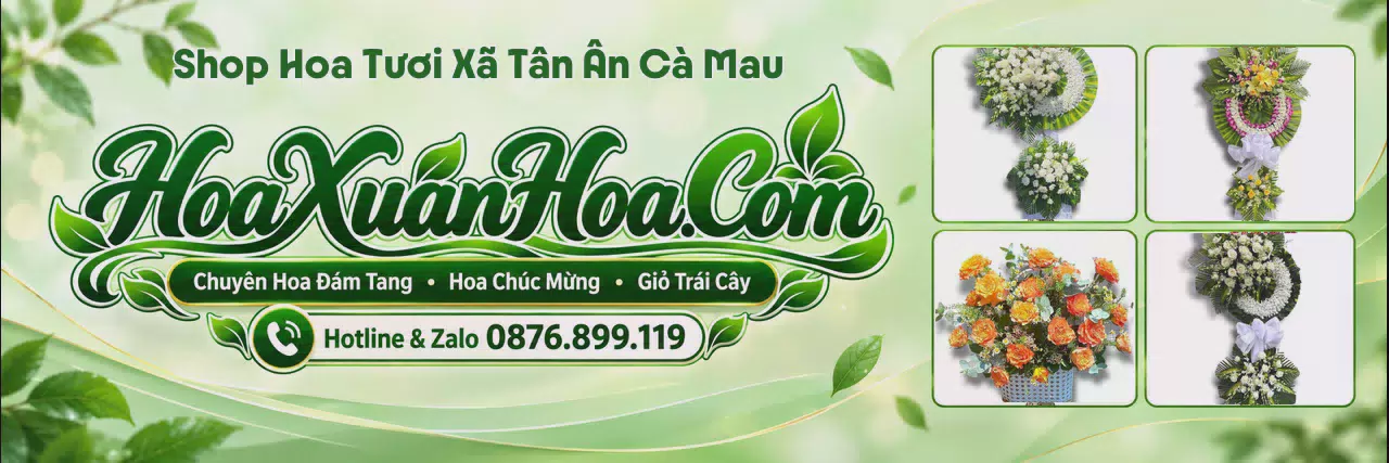 Ảnh bìa Tiệm Hoa Tươi Tại Xã Tân Ân Cà Mau - Dịch Vụ Đặt Hoa Trực Tuyến