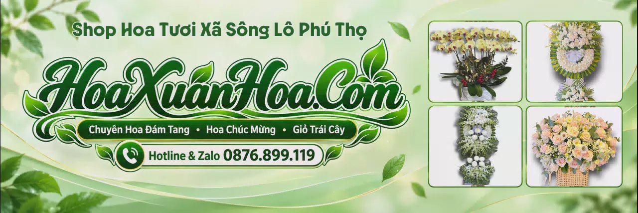 Ảnh bìa Shop Bán Hoa Tươi Tại Xã Sông Lô Phú Thọ - Tiệm Hoa Tươi Giao Nhanh