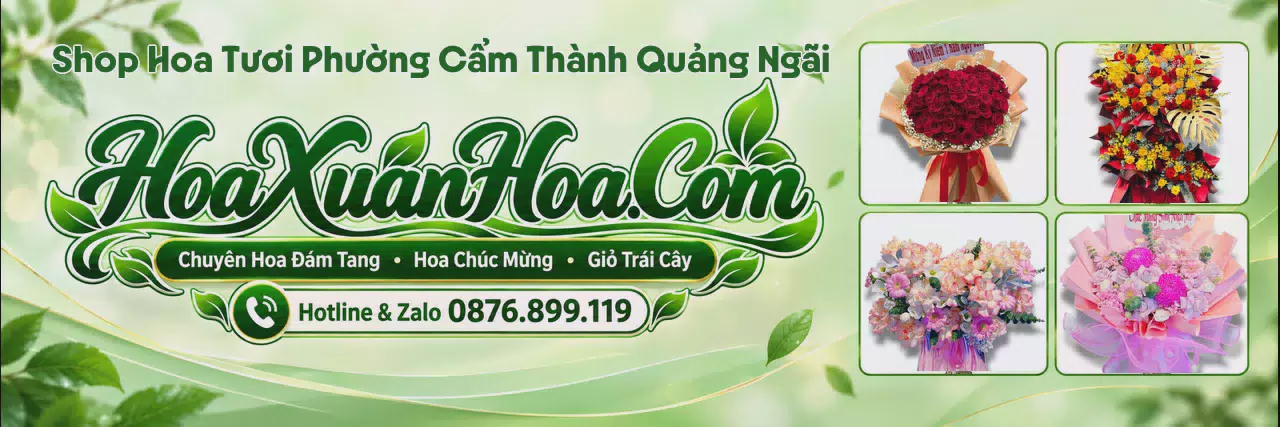 Ảnh bìa Đặt Hoa Tươi Tại Phường Cẩm Thành Quảng Ngãi - Dịch Vụ Hoa Tươi Giao Nhanh