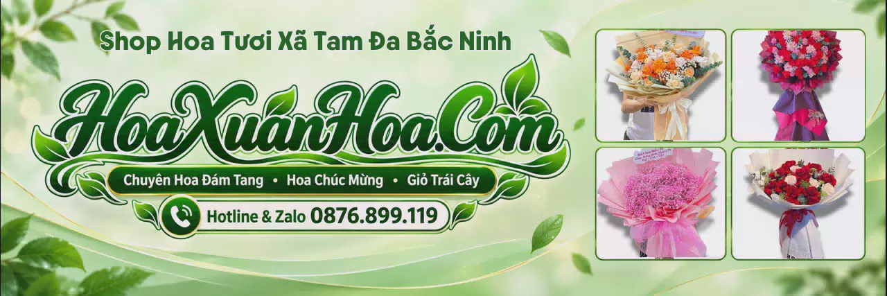 Ảnh bìa Cửa Hàng Hoa Tươi Tại Xã Tam Đa Bắc Ninh - Tiệm Hoa Tươi Giao Nhanh