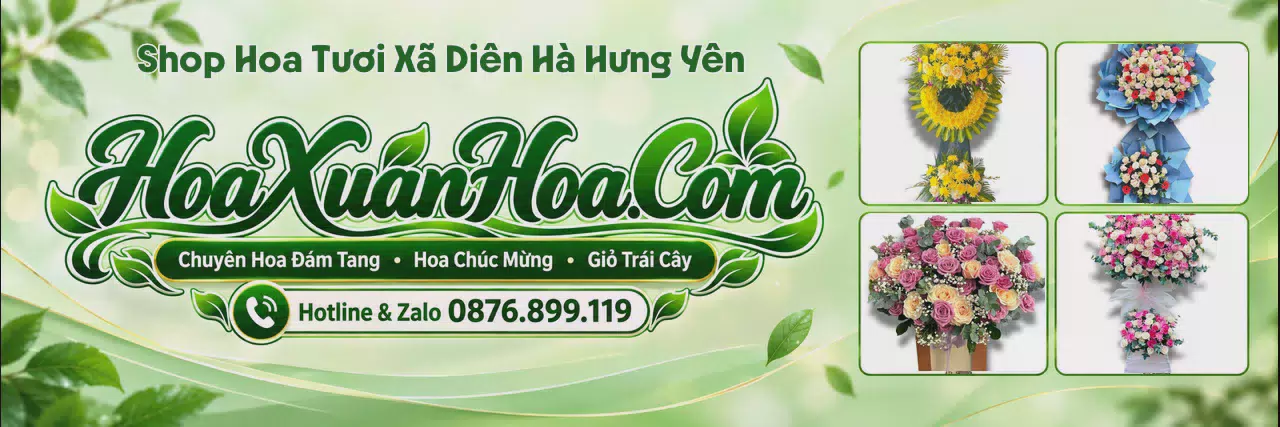 Ảnh bìa Shop Hoa Tươi Tại Xã Diên Hà Hưng Yên - Shop Hoa Online Uy Tín