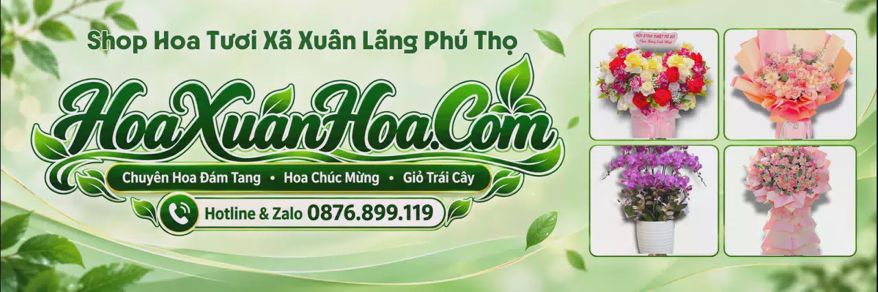 Ảnh bìa Shop Hoa Tươi Tại Xã Xuân Lãng Phú Thọ - Dịch Vụ Đặt Hoa Trực Tuyến