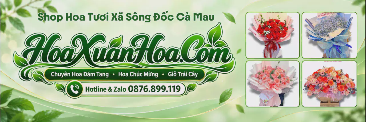 Ảnh bìa Tiệm Hoa Tươi Tại Xã Sông Đốc Cà Mau - Đặt Hoa Tươi Giao Tận Nơi
