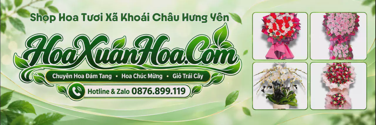 Ảnh bìa Đặt Hoa Tươi Tại Xã Khoái Châu Hưng Yên - Nhận Đặt Hoa Online