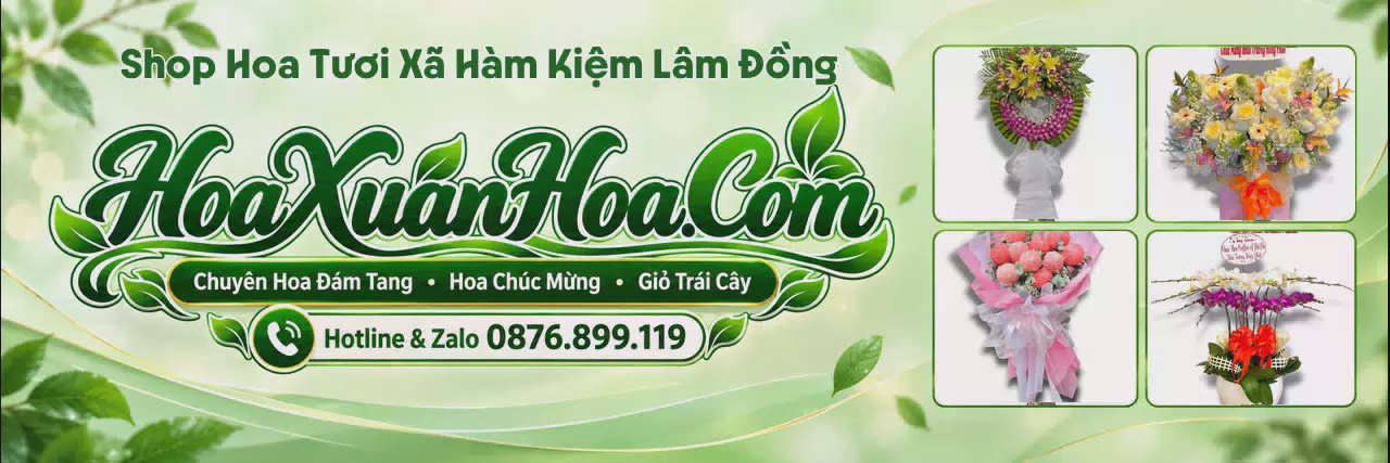 Ảnh bìa Shop Hoa Tươi Tại Xã Hàm Kiệm Lâm Đồng - Tiệm Hoa Giao Nhanh