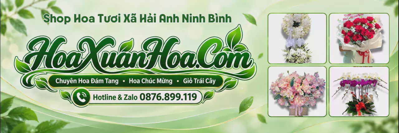 Ảnh bìa Cửa Hàng Hoa Tươi Tại Xã Hải Anh Ninh Bình - Tiệm Hoa Tươi Giao Nhanh