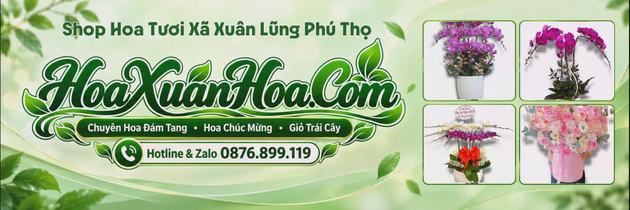 Ảnh bìa Tiệm Hoa Tươi Tại Xã Xuân Lũng Phú Thọ - Đặt Hoa Tươi Nhanh Chóng