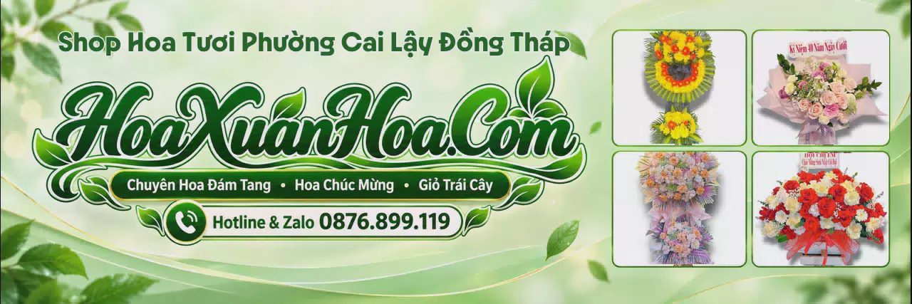 Ảnh bìa Shop Hoa Tươi Tại Phường Cai Lậy Đồng Tháp - Tiệm Hoa Nhận Giao Tận Nơi