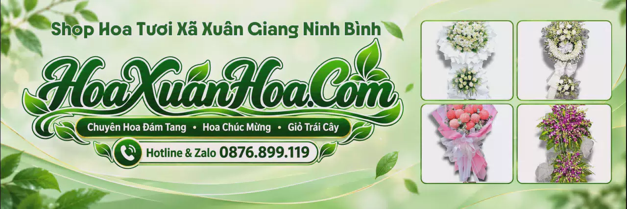 Ảnh bìa Đặt Hoa Tươi Tại Xã Xuân Giang Ninh Bình - Dịch Vụ Hoa Tươi Tận Nơi
