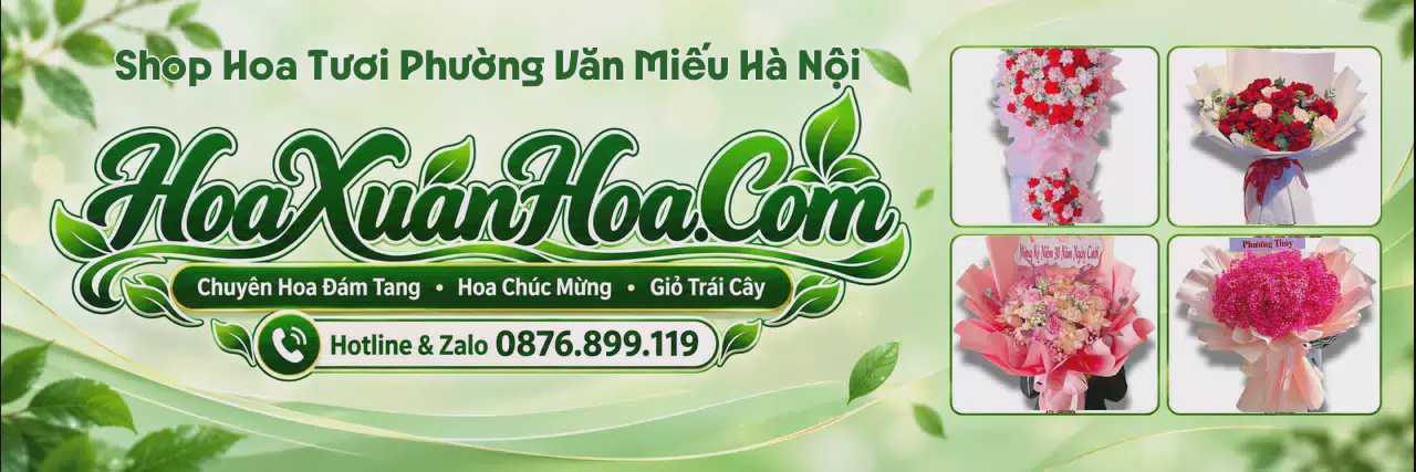 Ảnh bìa Tiệm Hoa Tươi Tại Phường Văn Miếu Hà Nội - Tiệm Hoa Tươi Giao Nhanh