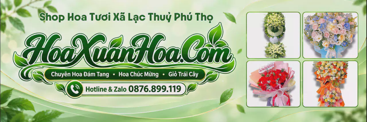 Ảnh bìa Shop Hoa Tươi Tại Xã Lạc Thuỷ Phú Thọ - Shop Hoa Online Uy Tín