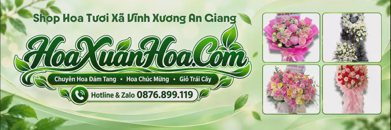 Ảnh bìa Shop Bán Hoa Tươi Tại Xã Vĩnh Xương An Giang - Shop Hoa Giao Nhanh Trong Ngày