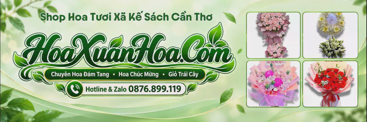 Ảnh bìa Cửa Hàng Hoa Tươi Tại Xã Kế Sách Cần Thơ - Shop Hoa Online Uy Tín