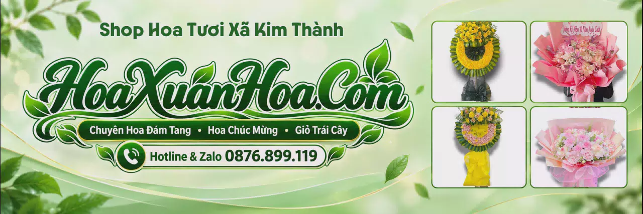 Ảnh bìa Cửa Hàng Bán Hoa Tươi Tại Xã Kim Thành - Tiệm Hoa Tươi Giao Tận Nhà