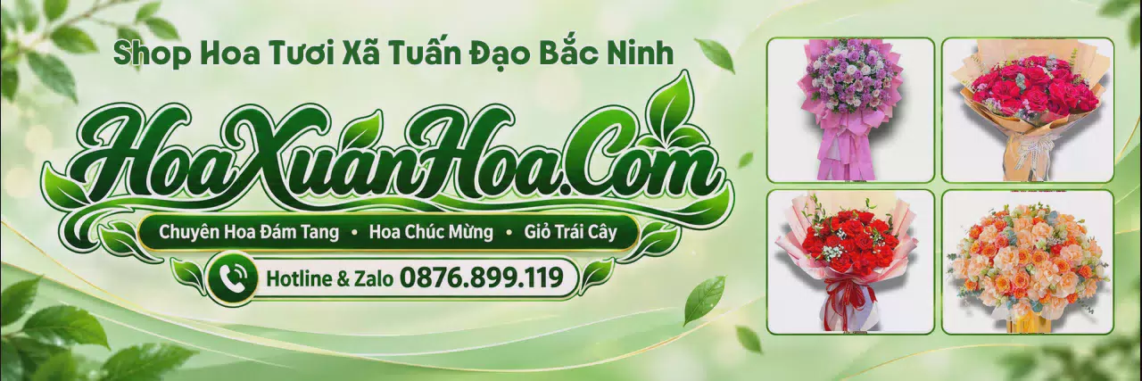 Ảnh bìa Đặt Hoa Tươi Tại Xã Tuấn Đạo Bắc Ninh - Nhận Đặt Hoa Online