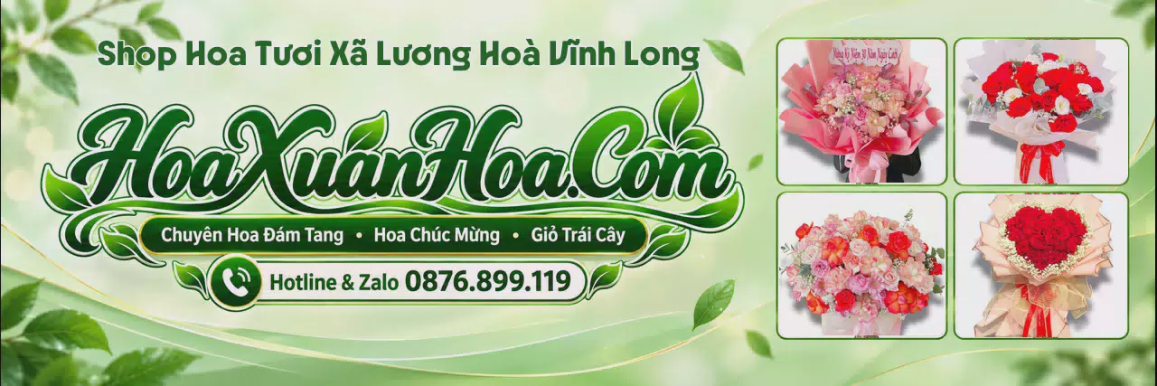 Ảnh bìa Cửa Hàng Bán Hoa Tươi Tại Xã Lương Hoà Vĩnh Long - Đặt Hoa Online Tiện Lợi