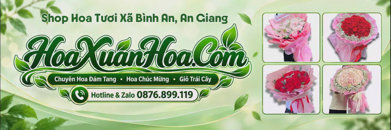 Ảnh bìa Tiệm Hoa Tươi Tại Xã Bình An, An Giang - Dịch Vụ Hoa Tươi Tận Nơi