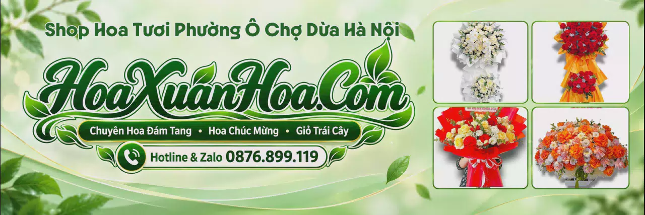 Ảnh bìa Shop Hoa Tươi Tại Phường Ô Chợ Dừa Hà Nội - Giao Hoa Nhanh Trong 2 Giờ